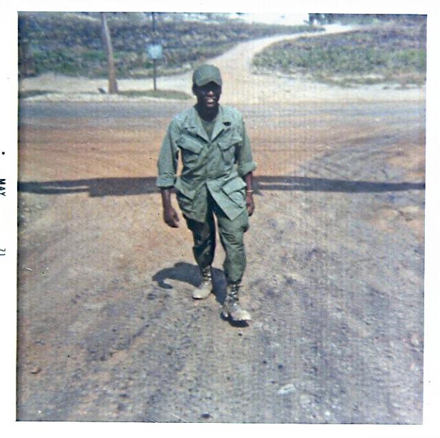 Melvin Dixson in the rear area.