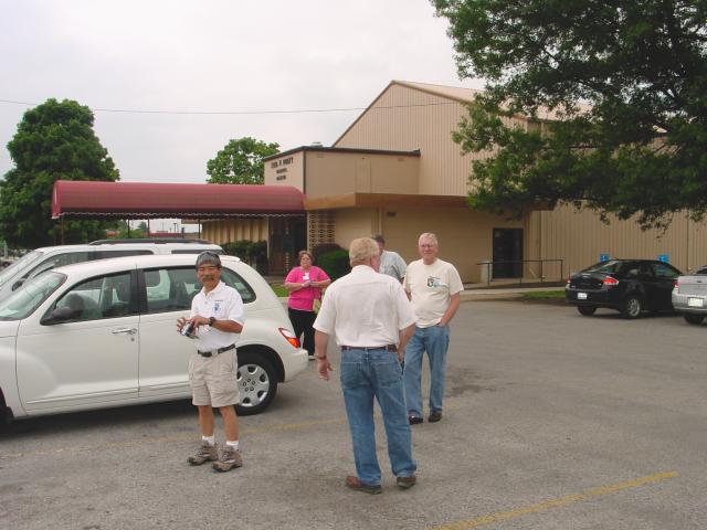 Waiting for everyone to arrive