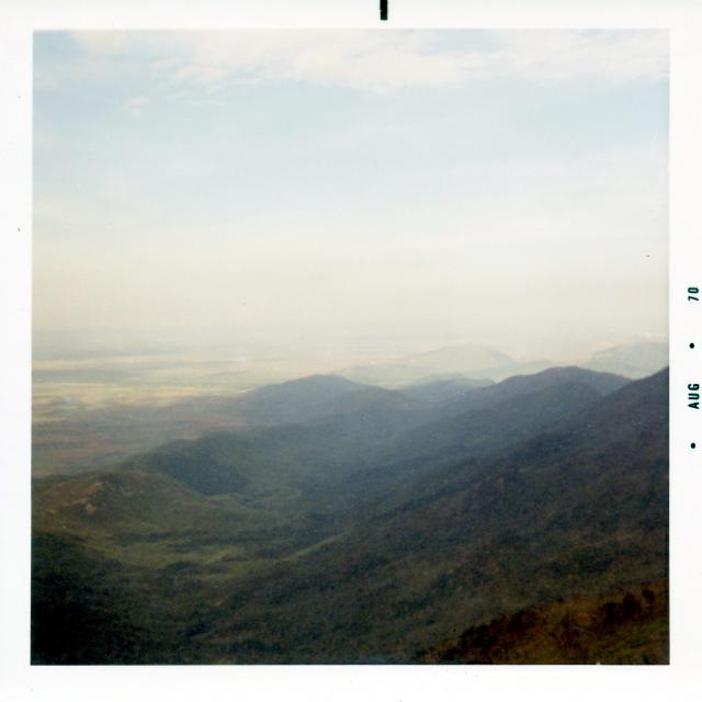 Flying out of Camp Evans