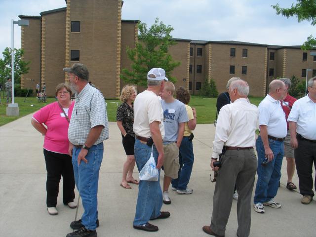 Mulling around and meeting folks