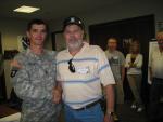 Jim Roesch receives a Challenge Coin