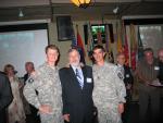 SSgt. Josh Campbell and Top Bassett enjoyed seeing the Charlie Company guys get the honors